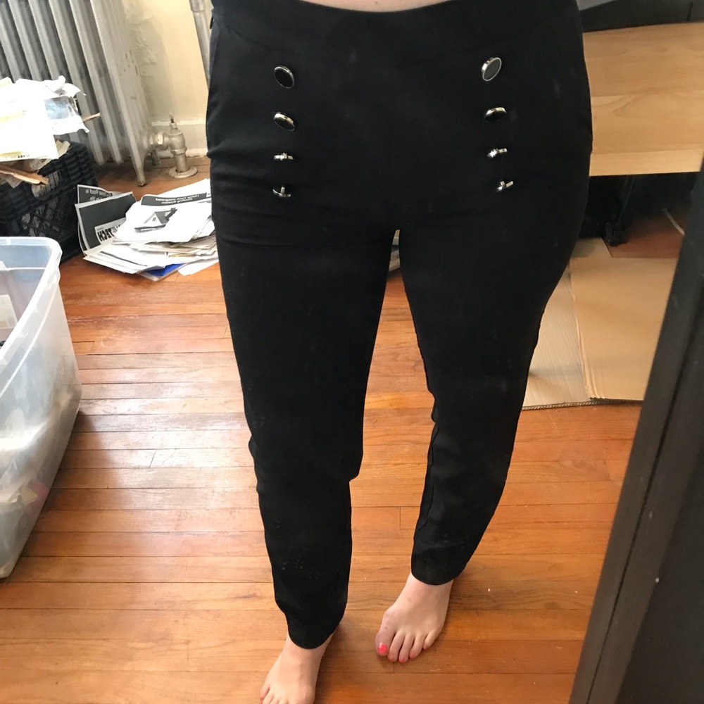 Black Sailor Trousers